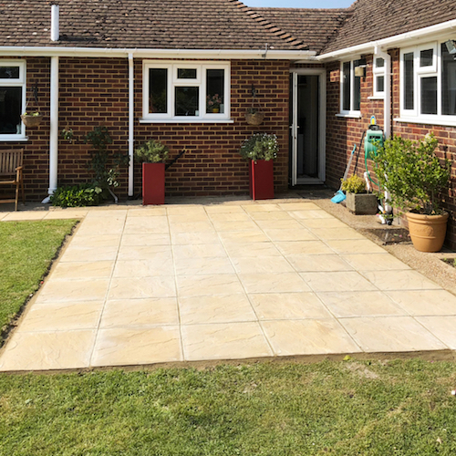 patio laying west midlands